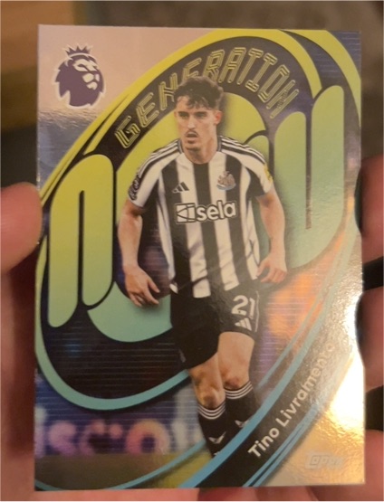 2025-26 Topps Premier League #232 Tino Livramento Generation Now — front