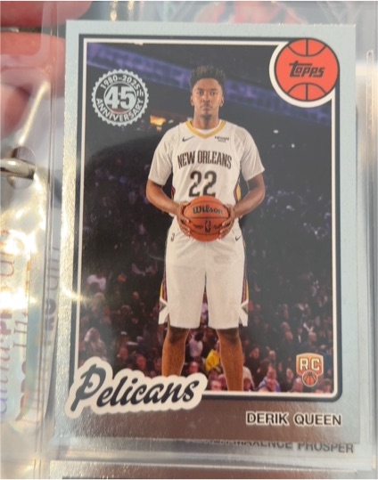 2025-26 Topps 45th Anniversary #80BK-60 Derik Queen — front