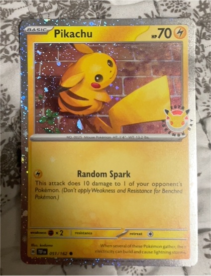 2026 Pokémon Day #051 Pikachu — front