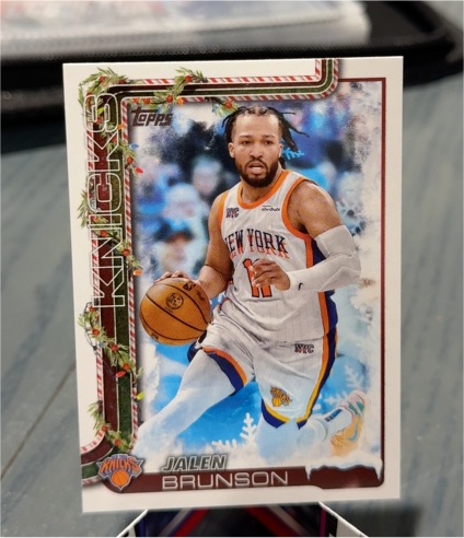 2025-26 Topps Holiday #H12 Jalen Brunson — front