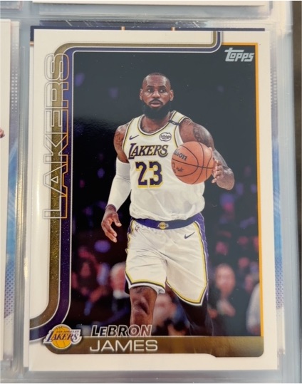 2025-26 Topps #150 LeBron James — front