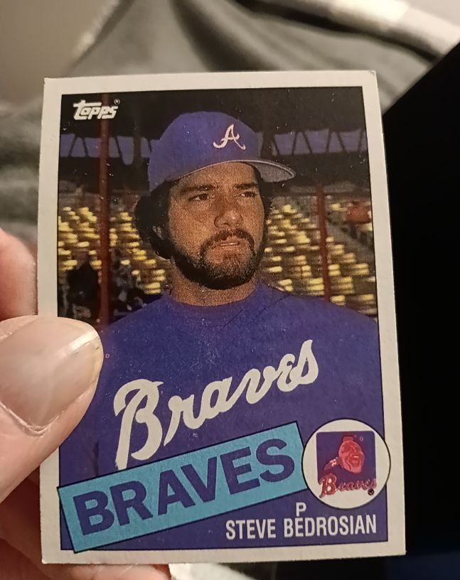 1985 Topps #25 Steve Bedrosian — front