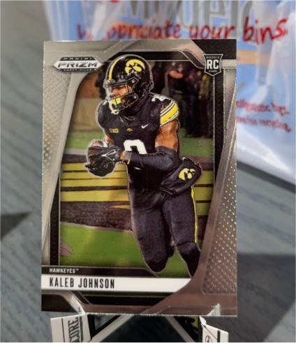 2025 Panini Prizm Draft Picks #38 Kaleb Johnson — front