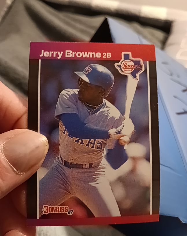 1989 Donruss #529 Jerry Browne — front