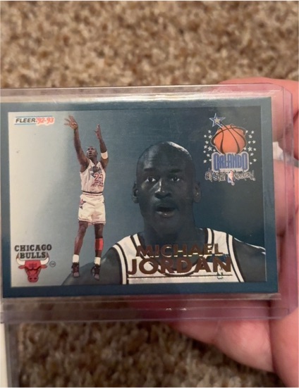 1992-93 Fleer All-Star Weekend #6 Michael Jordan — front