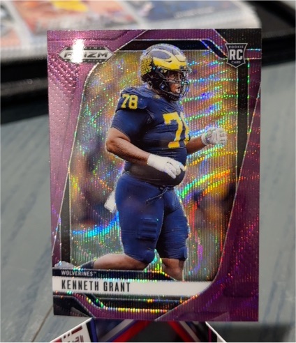 2025 Panini Prizm Draft Picks #62 Kenneth Grant — front