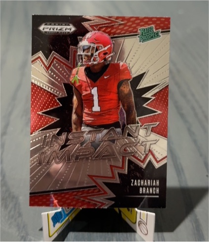 2025 Panini Prizm Draft Picks #II-ZBH Zachariah Branch Instant Impact — front