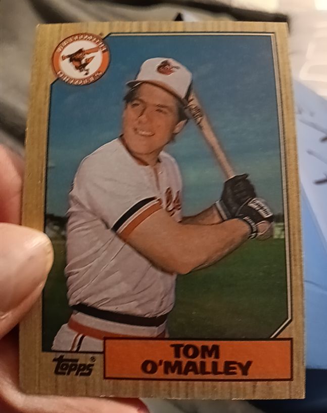 1987 Topps #154 Tom O'Malley Baltimore Orioles — front