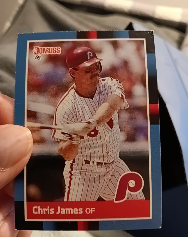 1988 Donruss #453 Chris James — front