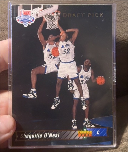 1992-93 Upper Deck #1B Shaquille O'Neal — front