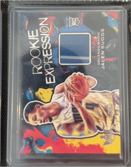 2021 Panini Court Kings Rookie Expression Memorabilia Jalen Suggs #REM-JSG — front