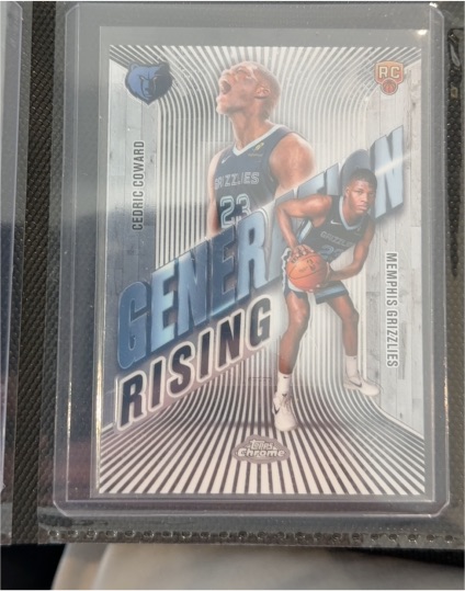 2025-26 Topps Chrome #GR-19 Cedric Coward Generation Rising — front