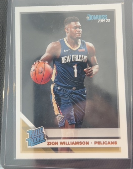2019-20 Donruss #201 Zion Williamson — front