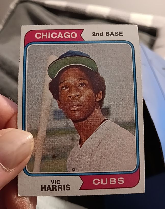 1974 Topps #157 Vic Harris — front
