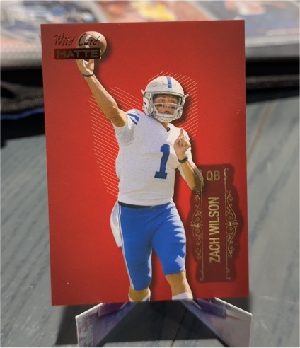 2021 Wild Card Matte #LBC-2 Zach Wilson — front