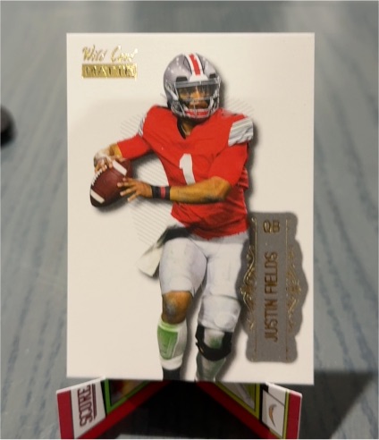 2021 Wild Card Matte #LBC-4 Justin Fields — front