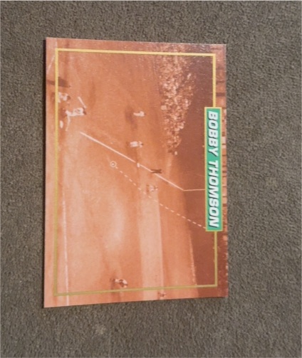 1995 Mennen Skin Bracer #NNO Bobby Thomson — front