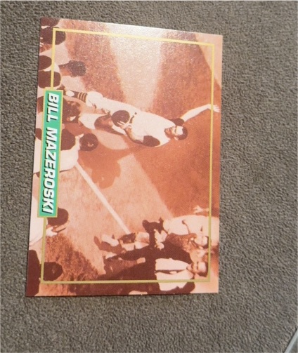 1995 Mennen Skin Bracer The Series Ender #NNO Bill Mazeroski — front