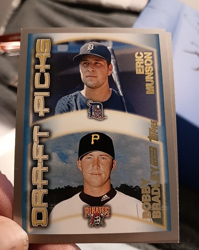 2000 Topps Opening Day #103 Eric Munson / Bobby Bradley Rookie Tigers Pirates — front