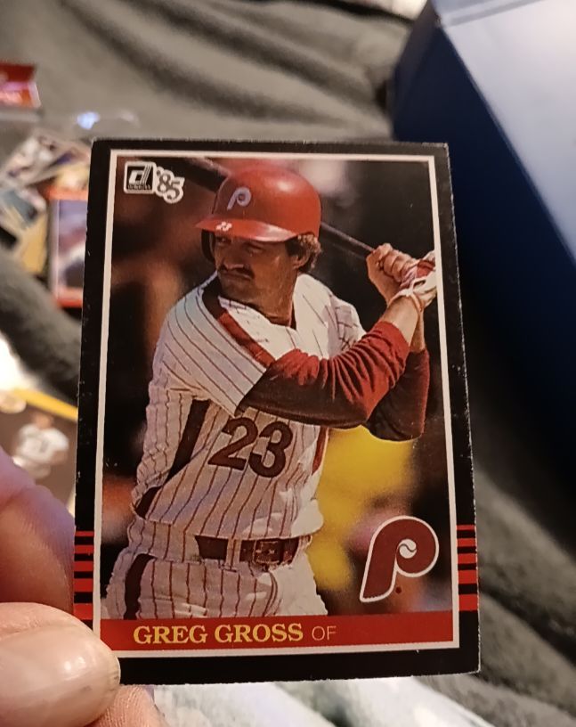 1985 Donruss #407 Greg Gross — front