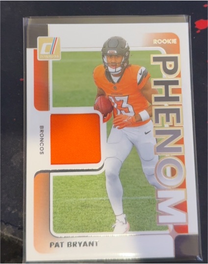 2025 Donruss #RPJ-PBT Pat Bryant Rookie Phenom Jerseys — front