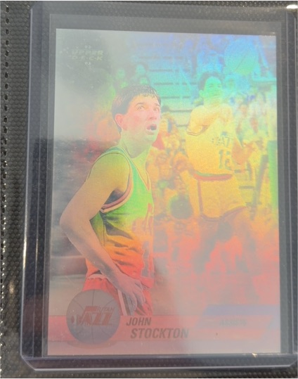 1992-93 Upper Deck #AW8 John Stockton Award Winner Holograms — front