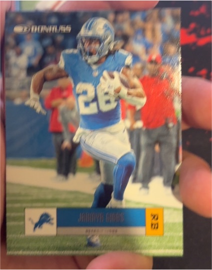 2025 Donruss #R05-JHG Jahmyr Gibbs Retro 2005 — front
