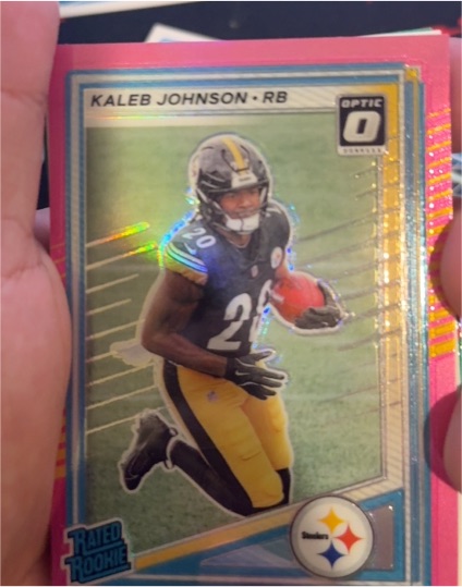 2025 Panini Donruss Optic #29 Kaleb Johnson — front