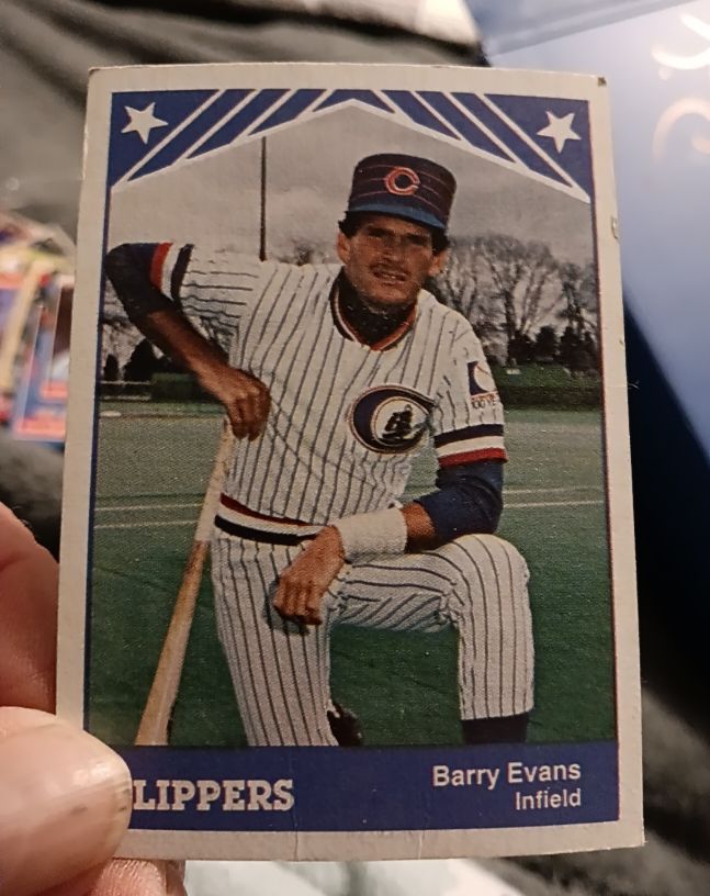 1984 Topps #400 Barry Evans — front