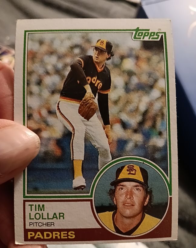 1983 Topps #482 Tim Lollar — front