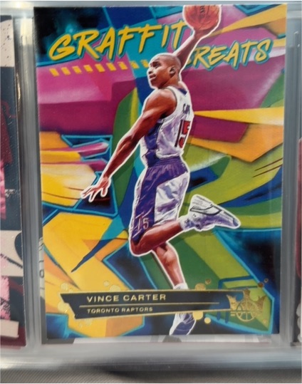 2021-22 Panini Court Kings #25 Vince Carter Graffiti Greats — front
