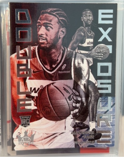 2024-25 Panini Court Kings #27 Alexandre Sarr Double Exposure — front