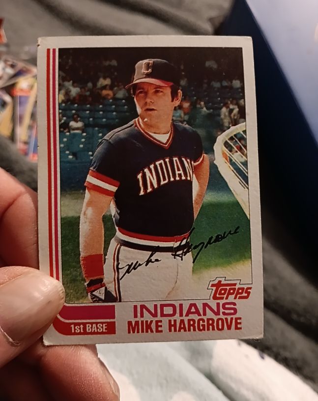 1982 Topps #310 Mike Hargrove — front