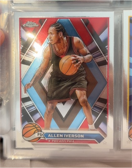2023-24 Topps Chrome #66 Allen Iverson — front
