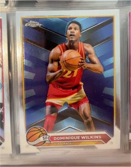 2023-24 Topps Chrome #166 Dominique Wilkins — front