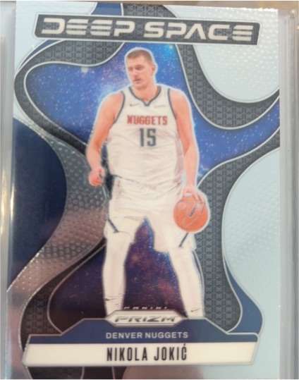2024-25 Panini Prizm #1 Nikola Jokic Deep Space Silver Prizm — front