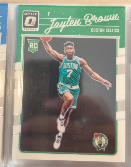 2016-17 Donruss Optic #153 Jaylen Brown — front