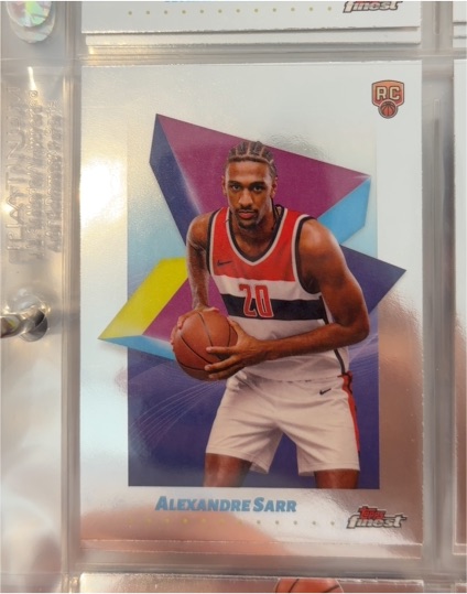 2024-25 Topps Finest #98 Alexandre Sarr — front