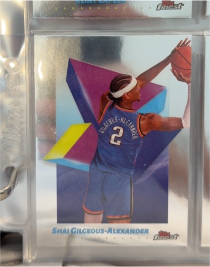 2024-25 Topps Finest #67 Shai Gilgeous-Alexander — front