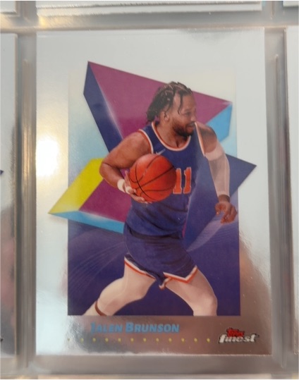 2024-25 Topps Finest #64 Jalen Brunson — front