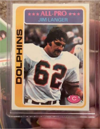 1978 Topps #70 Jim Langer — front