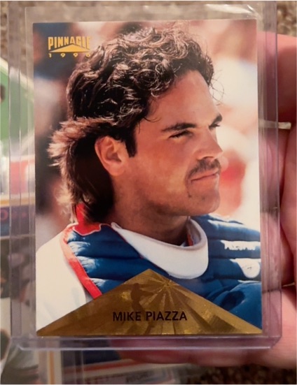 1996 Pinnacle #4 Mike Piazza — front