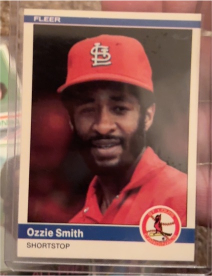 1984 Fleer #336 Ozzie Smith — front