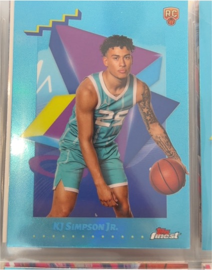 2024-25 Topps Finest #110 KJ Simpson Jr. — front