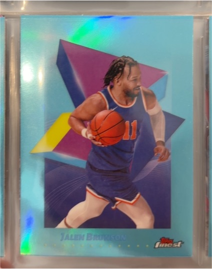2024-25 Topps Finest #64 Jalen Brunson — front