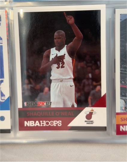 2017-18 Panini NBA Hoops #24 Shaquille O'Neal NBA 2K18 — front