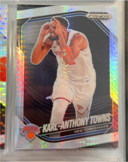 2024-25 Panini Prizm Black #107 Karl-Anthony Towns — front