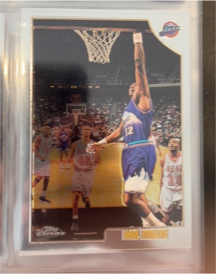 1998-99 Topps Chrome #145 Karl Malone — front