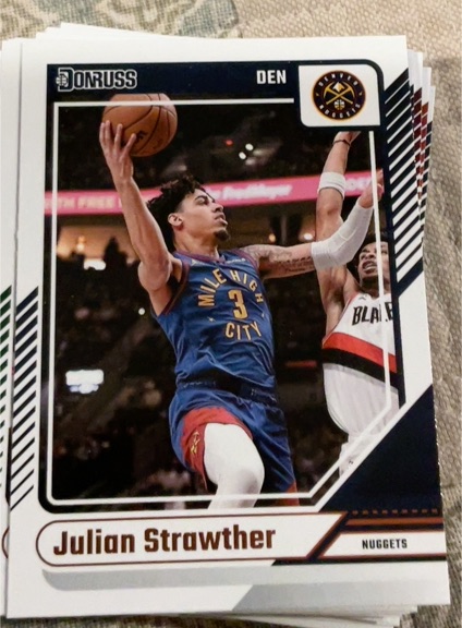 2024-25 Donruss #182 Julian Strawther — front