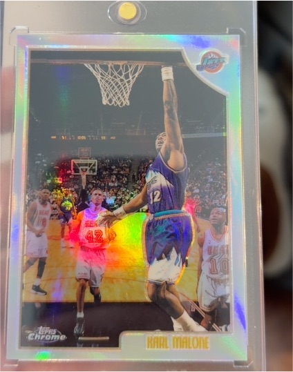 1998-99 Topps Chrome #145 Karl Malone — front